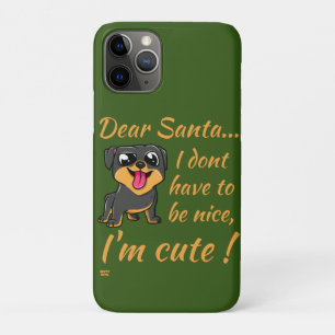 Lieber SANTA, ich bin NIEDLICH! niedliche Hundesch Case-Mate iPhone Hülle