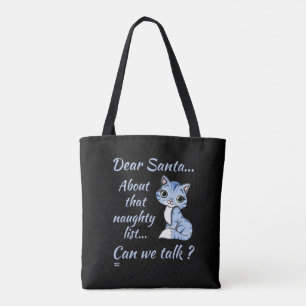 Lieber SANTA, KÖNNEN WIR SPRECHEN - niedliche Katz