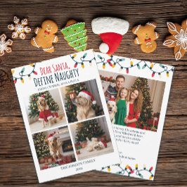 Lieber Santa Naughty Funny Dog Weihnachten 5 Fotos