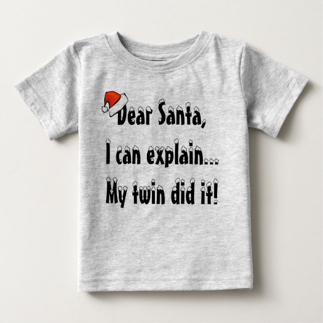 Lieber Santa Twin Shirt (Vorderseite)