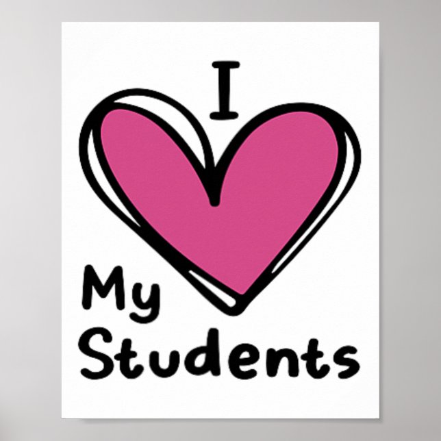 Lieber Schüler hinter mir  Poster (Vorne)