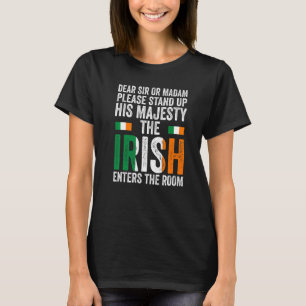 lieber Sir oder madam stand Irish in irisch Irland T-Shirt