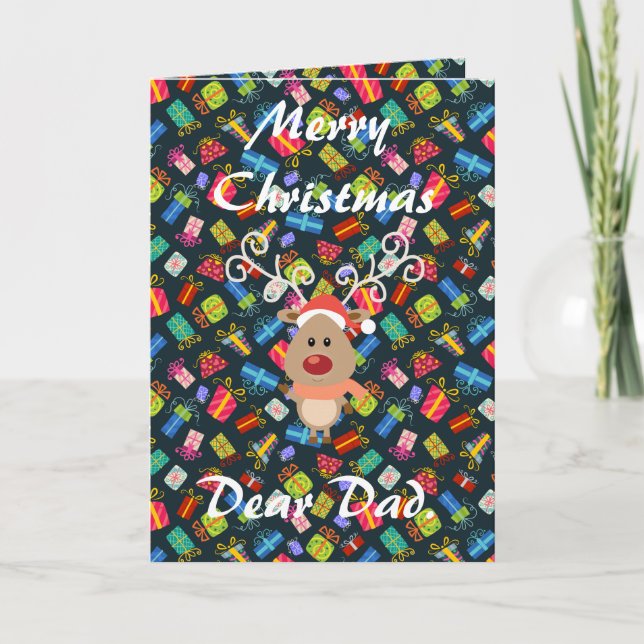 Lieber Vati Feiertagskarte (Vorderseite)