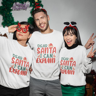 Lieber Weihi kann Weihnachten-Sweatshirt erklären Sweatshirt