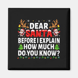 Lieber Weihnachten, bevor ich erkläre, dass Famili Magnet