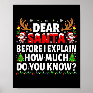 Lieber Weihnachten, bevor ich erkläre, dass Famili Poster