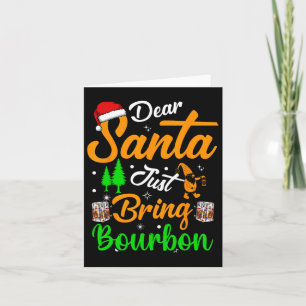 Lieber Weihnachten bringen Bourbon Weihnachten Paj Karte
