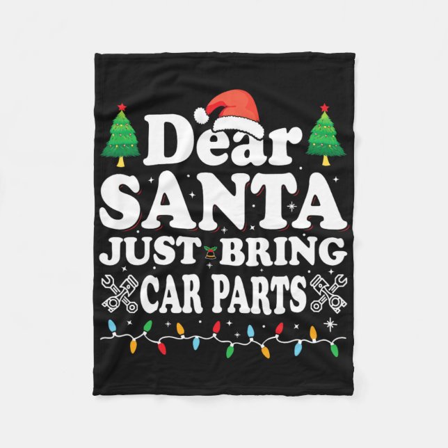 Lieber Weihnachten bringen Sie Autoteile Spaß Weih Fleecedecke (Vorderseite)