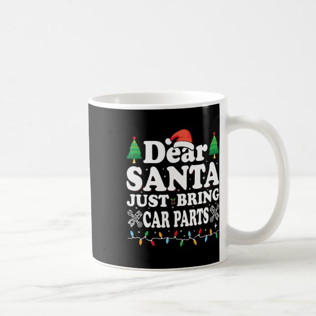 Lieber Weihnachten bringen Sie Autoteile Spaß Weih Kaffeetasse (Rechts)
