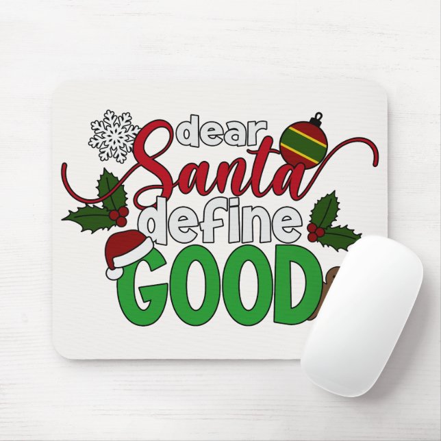 Lieber Weihnachten definieren gute Weihnachten | M Mousepad (Mit Mouse)
