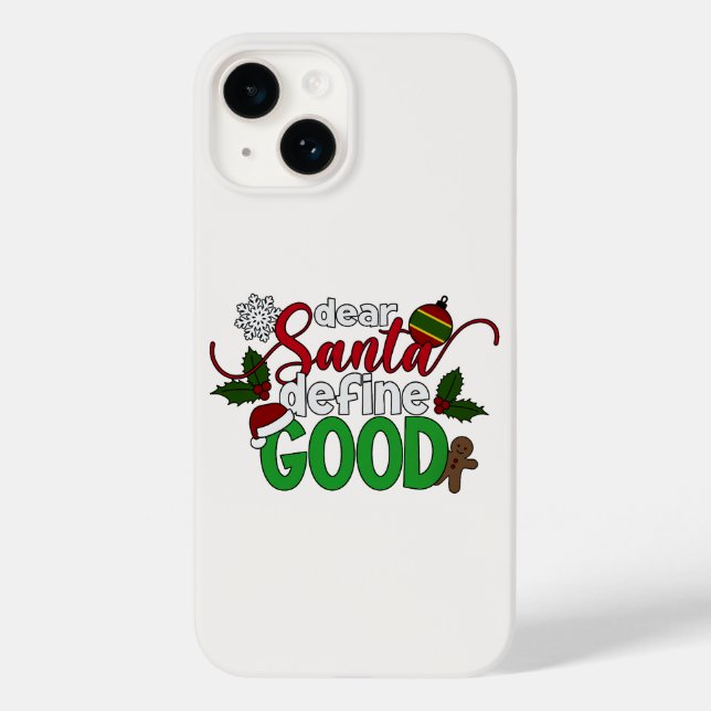 Lieber Weihnachten definieren gute Weihnachten | T Case-Mate iPhone Hülle (Rückseite)