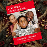 Lieber Weihnachten definieren Schönes Foto Weihnac<br><div class="desc">Lieber Weihnachtsmann,  Definition Naughty ein lustiges Personalisiertes Foto Weihnachtskarte aus Ricaso - entworfen mit einem lustigen Typografie-Text mit Fotovorlage an der Vorderseite. Fett Text und fröhlich leuchtend rot Farbe.</div>