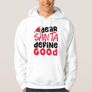 Lieber Weihnachten definieren Schönes Weihnachten Hoodie
