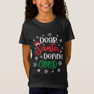 Lieber Weihnachten definieren Schönes Weihnachten T-Shirt