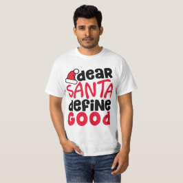Lieber Weihnachten definieren Schönes Weihnachtsfe T-Shirt