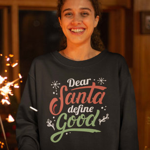 Lieber Weihnachten Gute Definition Sweatshirt