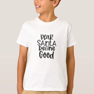 Lieber Weihnachten Gute Definition T-Shirt