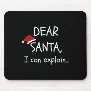 Lieber Weihnachten Ich kann das sonnige Weihnachts Mousepad