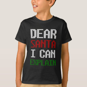 Lieber Weihnachten Ich kann dem Weihnachtsmann ein T-Shirt