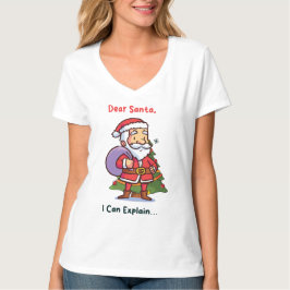 Lieber Weihnachten, ich kann erklären - Funny Chri T-Shirt