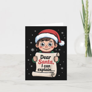 Lieber Weihnachten Ich kann lustige, unheilvolle L Karte