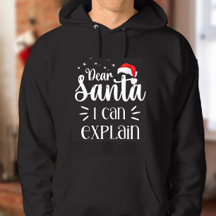 Lieber Weihnachten, ich kann lustige Weihnachtsmän Hoodie