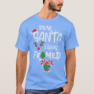 Lieber Weihnachten Ich war Gerahmt Weihnachtsgesch T-Shirt