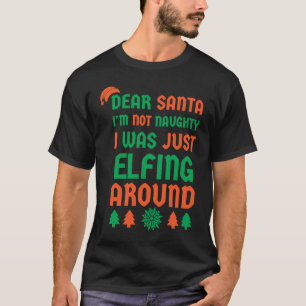 Lieber Weihnachten im Unglück war ich nur umherfli T-Shirt