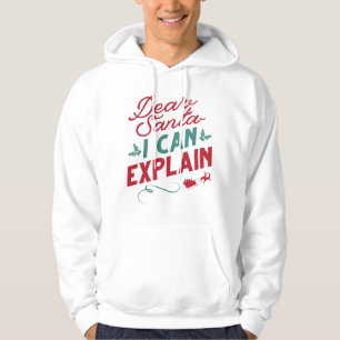 Lieber Weihnachten kann ich erklären Hoodie