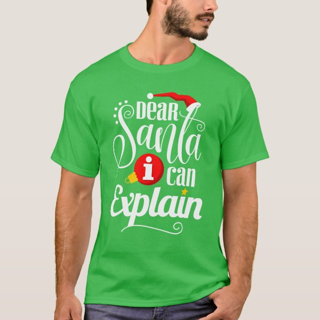 Lieber Weihnachten kann ich erklären T-Shirt (Vorderseite)