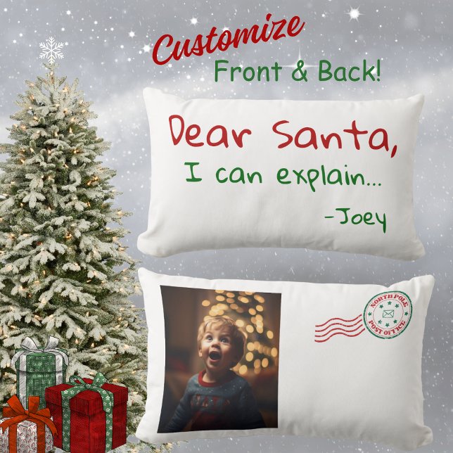 Lieber Weihnachten lustig Weihnachten niedlichen S Lendenkissen (Cute Christmas keepsake pillow for kids or adults! Men and women would enjoy this holiday gift.)