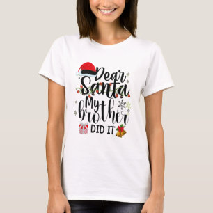 Lieber Weihnachten, mein Bruder hat es lustig Weih T-Shirt