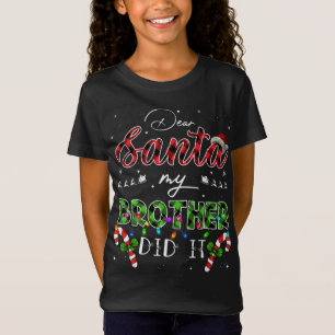 Lieber Weihnachten, mein Bruder hat es lustig Weih T-Shirt