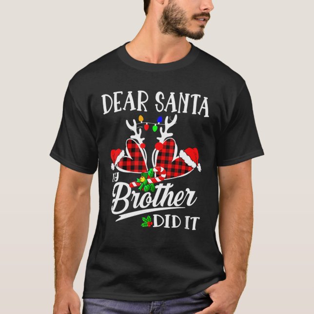 Lieber Weihnachten, mein Bruder hat es Niedlichen  T-Shirt (Vorderseite)