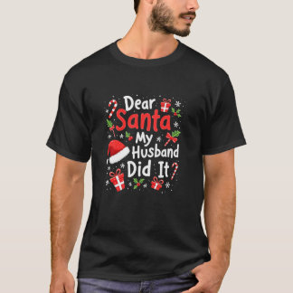 Lieber Weihnachten, mein Ehemann machte es lustige T-Shirt