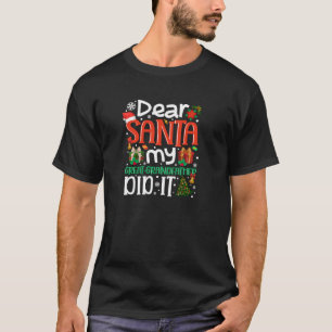 Lieber Weihnachten mein Großvater hat es lustige W T-Shirt