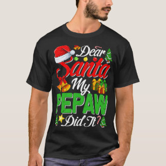 Lieber Weihnachten, mein Pepaw hat es sonnig 1 T-Shirt