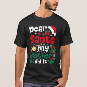 Lieber Weihnachten meine Mutter hat es lustig Weih T-Shirt