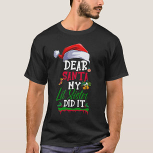 Lieber Weihnachten, meine Schwester hat es sonnige T-Shirt
