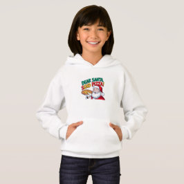 Lieber Weihnachten Pizza schicken Hoodie