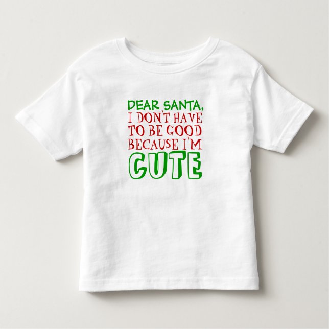 Lieber Weihnachten-T - Shirt (Vorderseite)