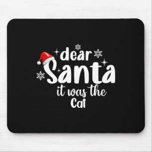 Lieber Weihnachten war das Weihnachtsfest der Katz Mousepad