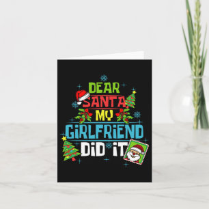 Lieber Weihnachts-Freundin hat es Xmas Boyfriend L Karte