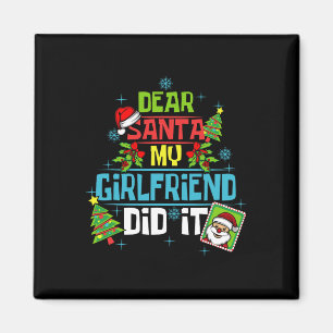 Lieber Weihnachts-Freundin hat es Xmas Boyfriend L Magnet