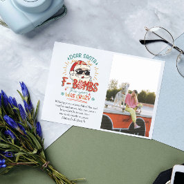 Lieber Weihnachtsfest im Foto Weihnachten Mitteilungskarte