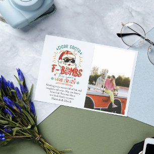 Lieber Weihnachtsfest im Foto Weihnachten Mitteilungskarte