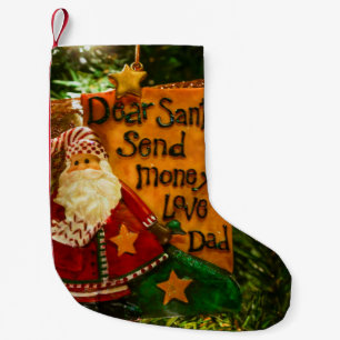 Lieber Weihnachtsgeld schicken Kleiner Weihnachtsstrumpf