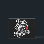 Lieber Weihnachtsgeschenk verhandeln Feiertagspostkarte<br><div class="desc">Lieber Weihnachtsgeschenk verhandeln</div>