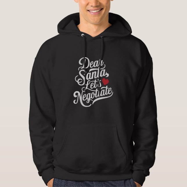 Lieber Weihnachtsgeschenk verhandeln Hoodie (Vorderseite)