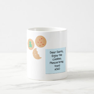 Lieber Weihnachtskekse bringen Sie bitte Spielzeug Kaffeetasse